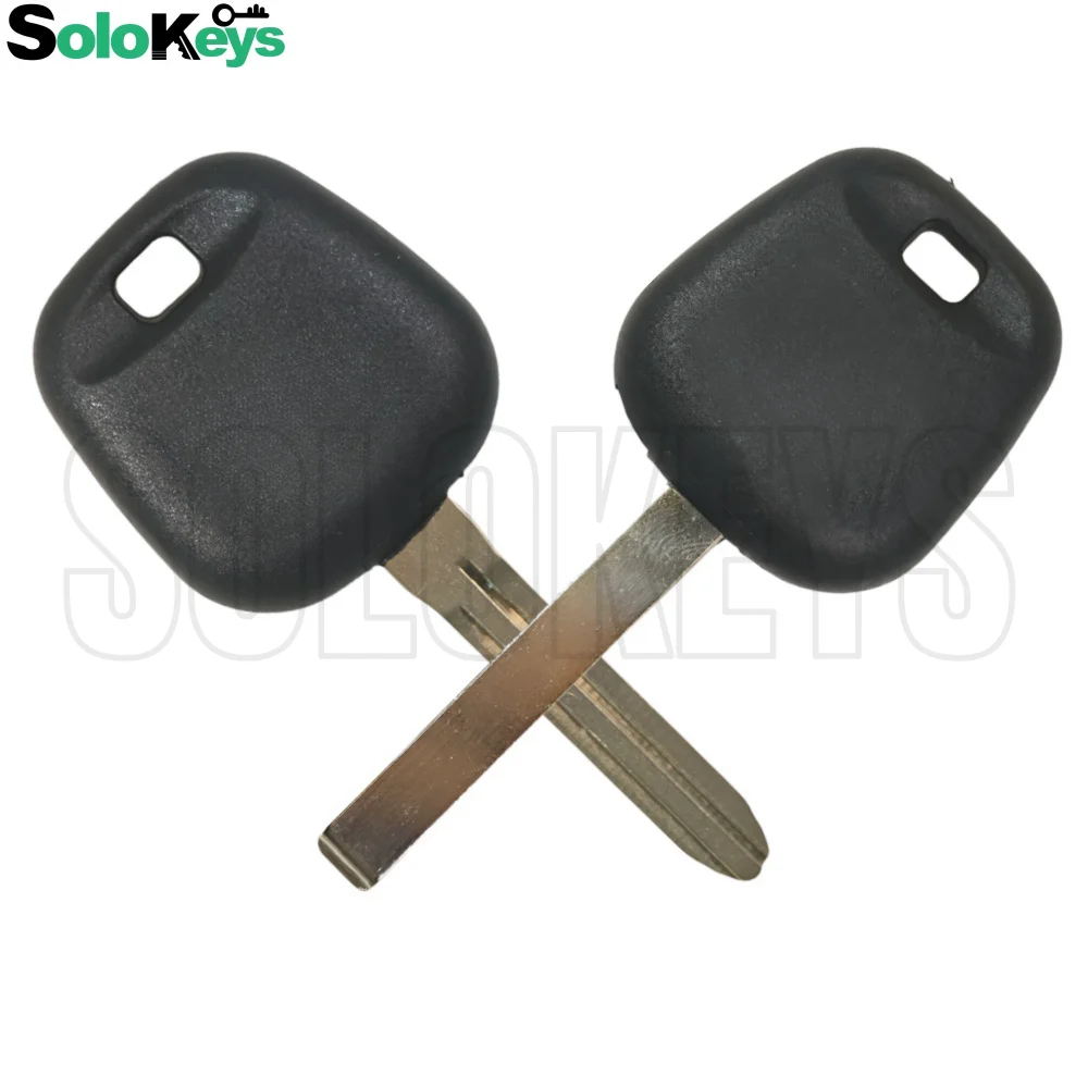 10Pcs/LotS OLOKEYS Replacement Auto Transponder Key Shell For Toyota Car Big Head Holder Chip Hollow Uncut With Two Sides LOGO