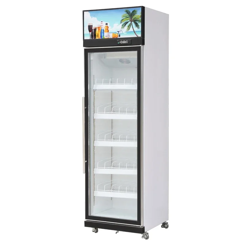 Hot Pepsi open vertical display cabinet supermarket showcase for mobile shop