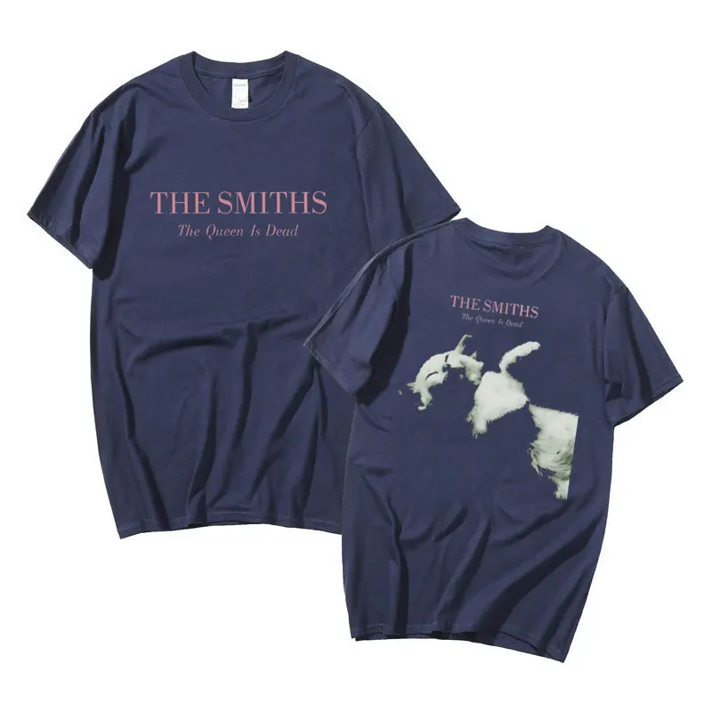 Limited British Rock Band The Smiths The Queen Is Ad Cat T-shirt Short Sleeve Male T Shirt Oversized Men Vintage Gothic Tees - Image 4