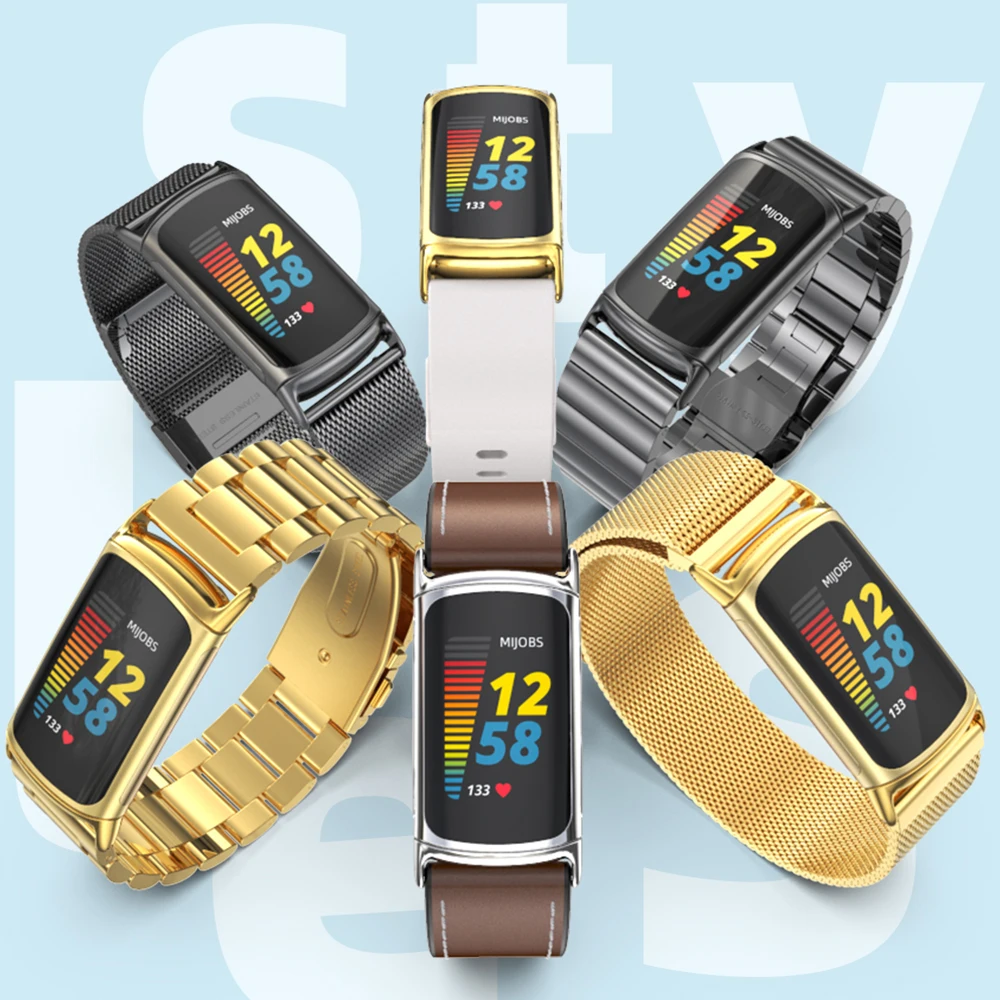 Riem Voor Fitbit Lading 5 Voor Lading 6 Siliconen Band Polsbandje Horlogeband Voor Charge5 Armband Smart Band Accessoires Correa