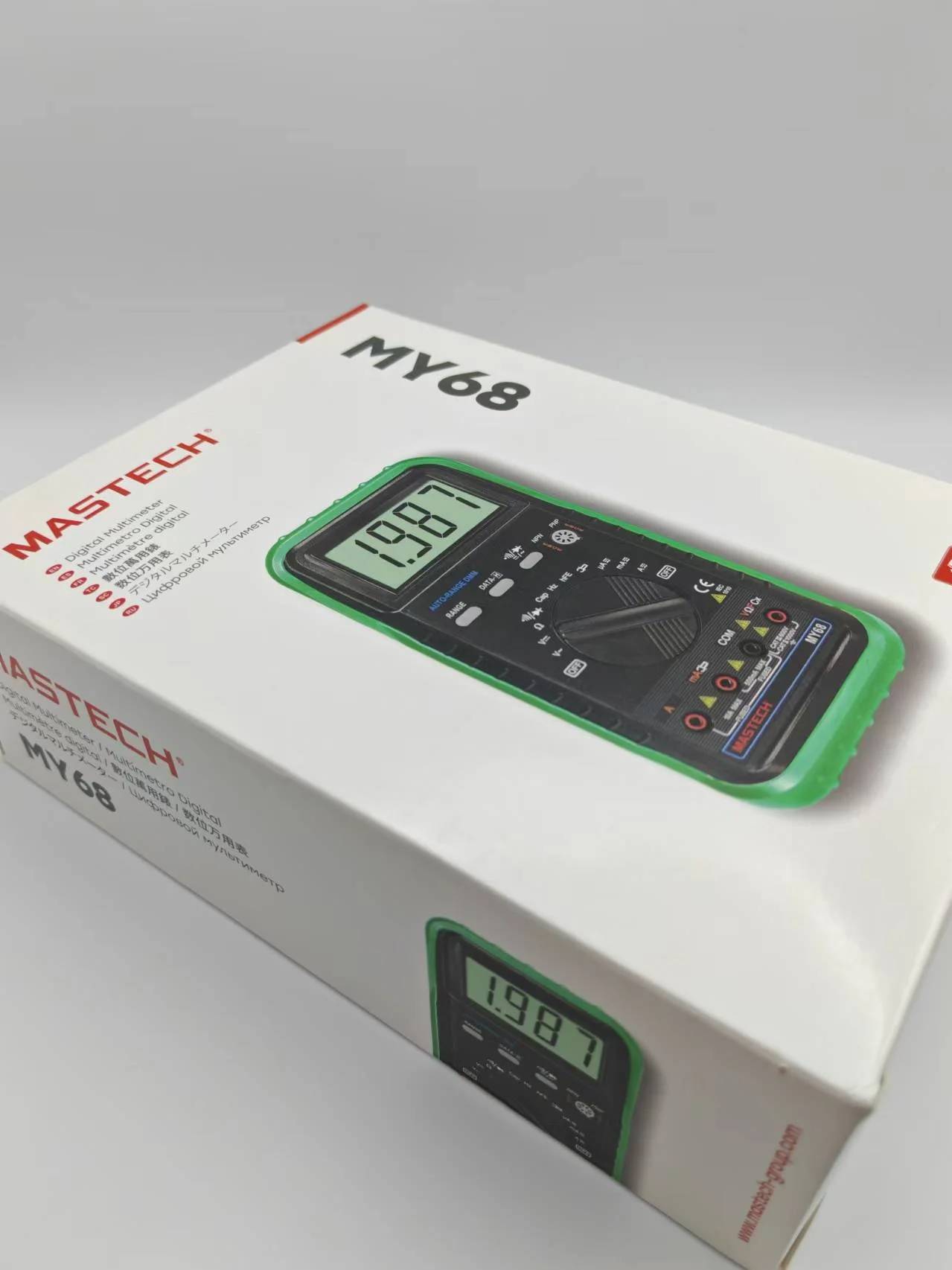 MASTECH MY68 Manual Ranging Digital Multimeter Voltmeter Data Hold Electric Handheld AC/DC Voltage Current Capacitance Tester - view 6