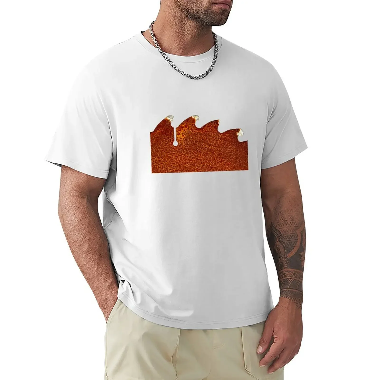 

Rust Peaks T-shirt kawaii clothes blacks Blouse Men's cotton t-shirt