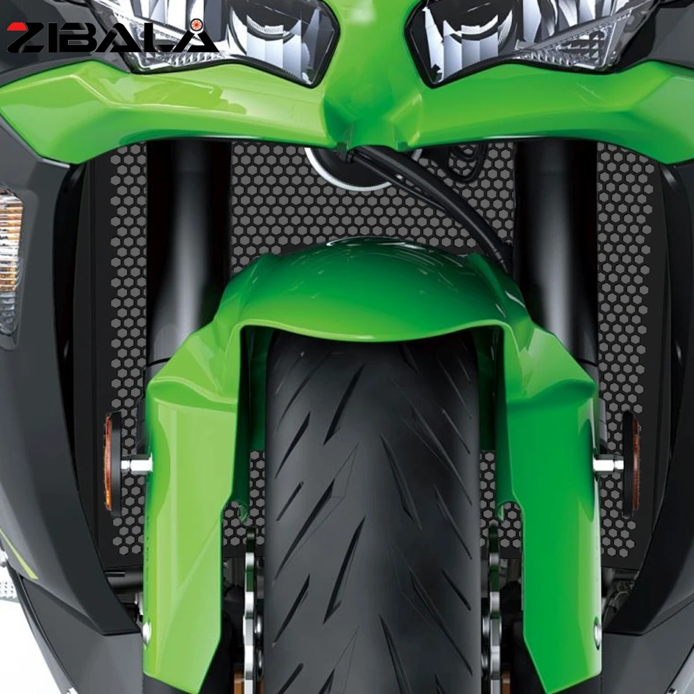For Kawasaki ZX6R NINJA ZX6R ZX-6R Radiator Grille Guard Grill Cover Protector Accessories ZX636 ZX6R Performance 2024-2025-2026