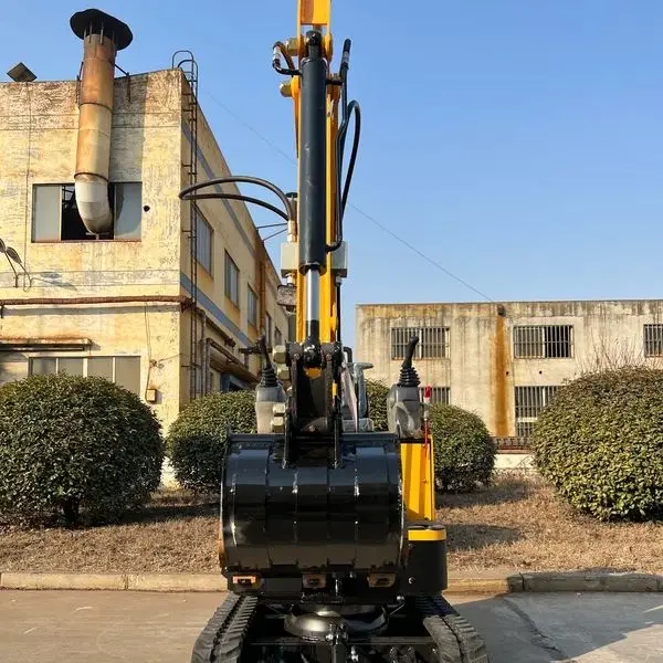 ماكينة حفارة زاحفة صغيرة صينية جديدة ماكينة حفارة Minibagger Farm CE Epa Engine 1 2 2.5 3.5 طن حفارة