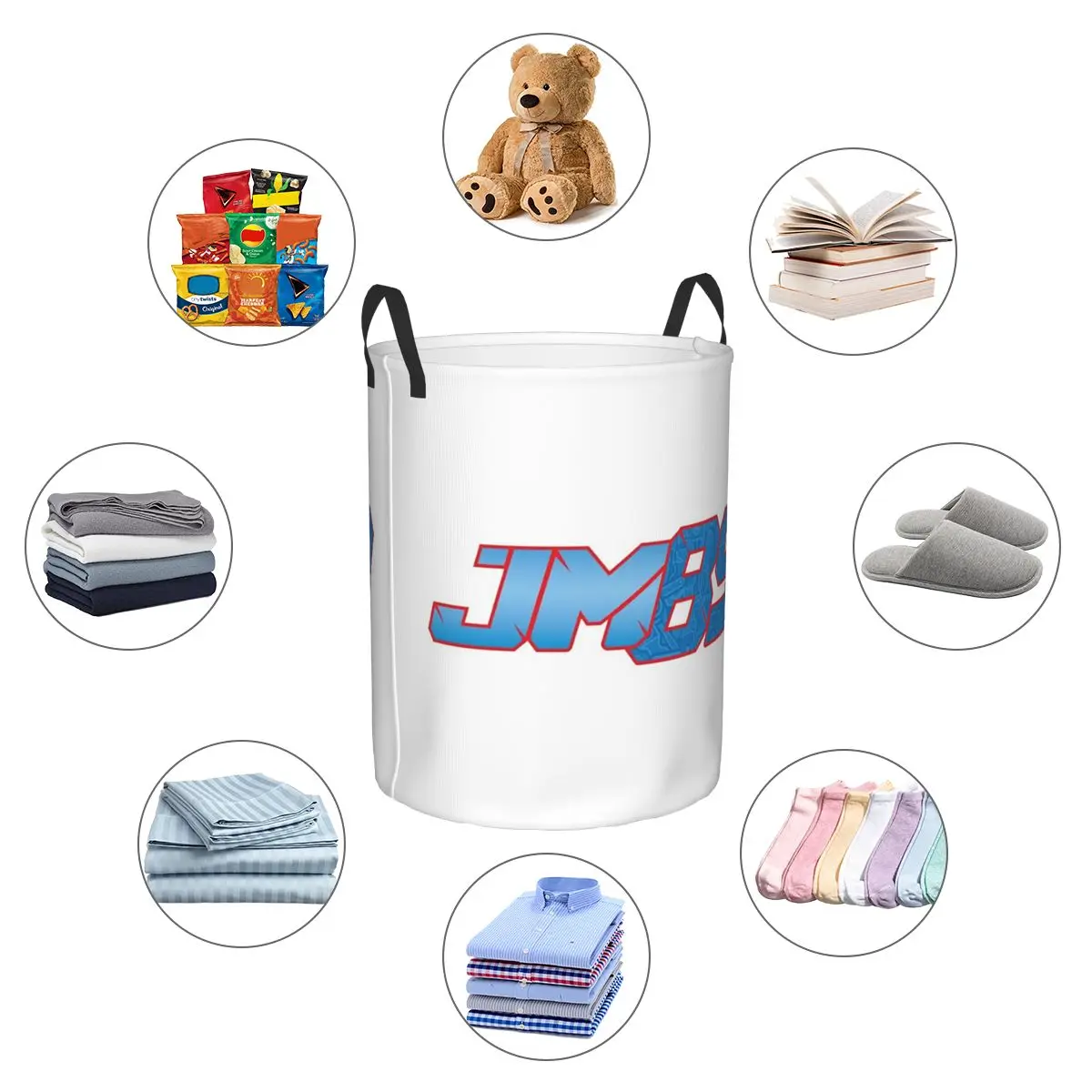 Jorge Martin Number 89 سلال غسيل قابلة للطي ملابس قذرة منظم منزلي صندوق كبير مقاوم للماء للأطفال في المنزل