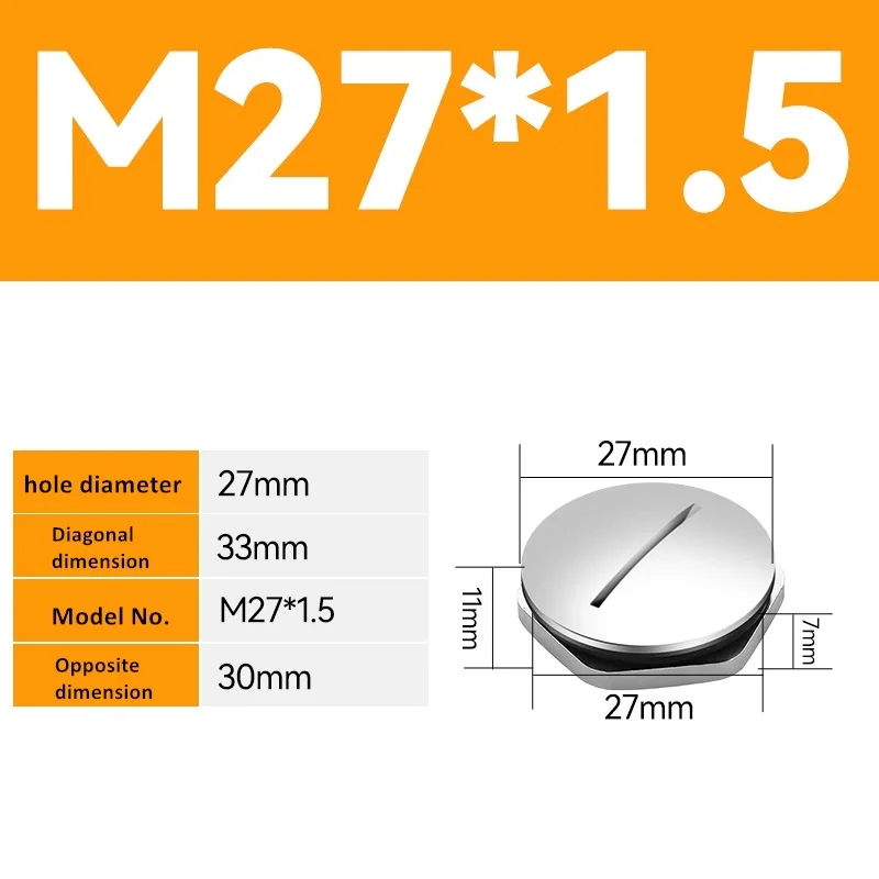 Messing Vernikkeld Metaal Buiten Zeshoekige Waterdichte Plug Ronde Afdichting Eendraad Plug Metrisch M20 PG Type Gevulde Cover