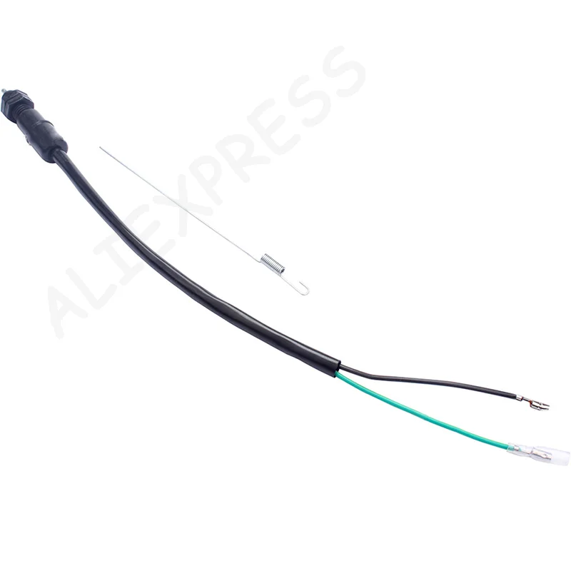 New 1Set Rear Brake Switch Motorcycle Drum Brake Light Rear Brake Switch + Spring Universal For Pit Bike Quad Scooter