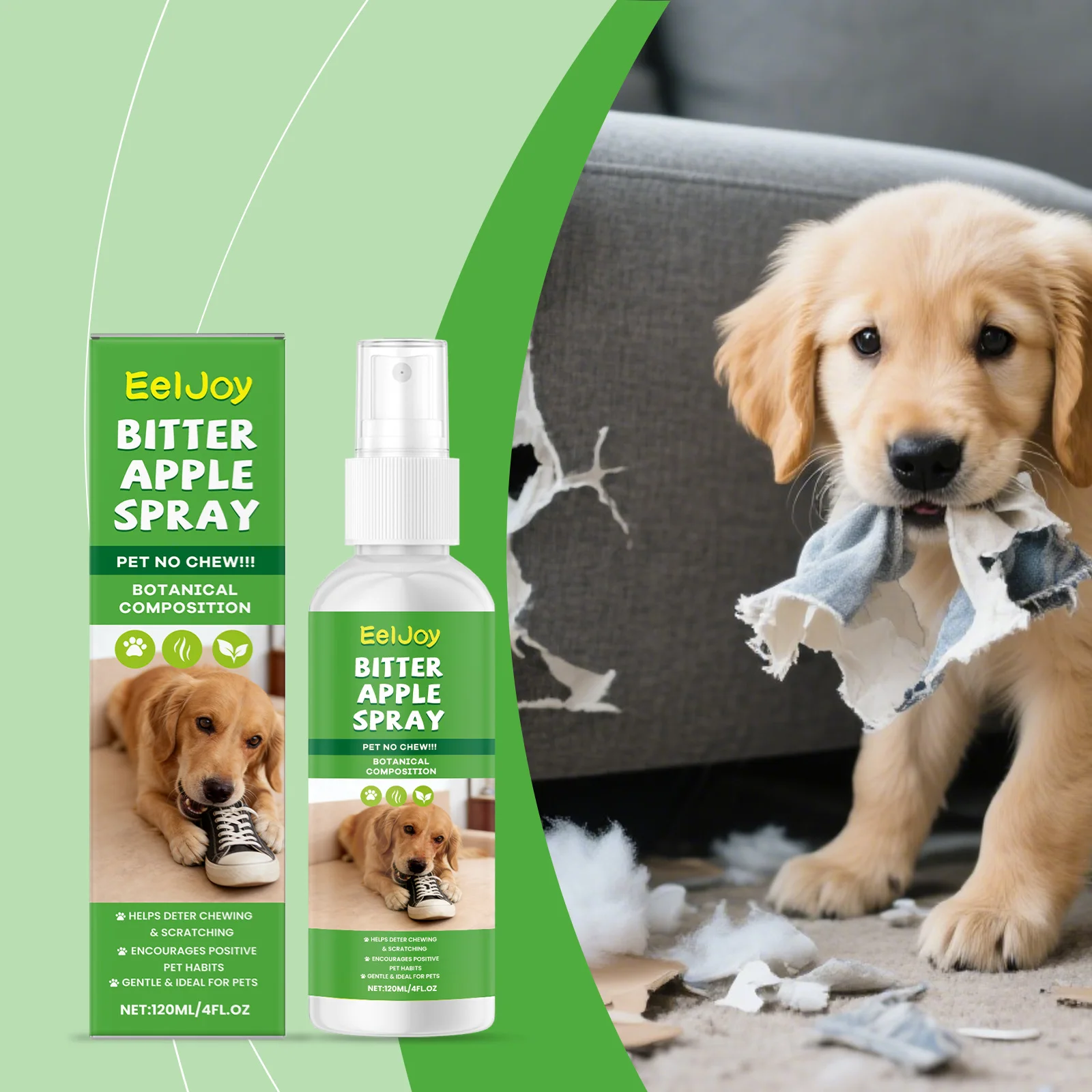 Outdoor Furniture Quick Dry - Pet Anti-Chew Spray Non-Toxic Gentle Formula