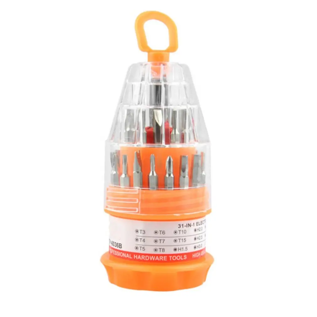 Mini Multi-function 31 in 1 Magnetic Screwdriver Tool Sets for Electronics Devices Repair Tool Set Car Emergency Tool Wholesale