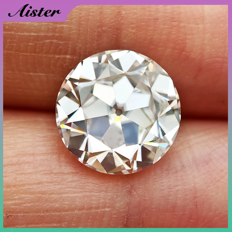 

Настоящий цвет D, круглый муассанит старой европейской огранки, свободный камень с сертификатом, лабораторный тестер муассанита с отчетом GRA