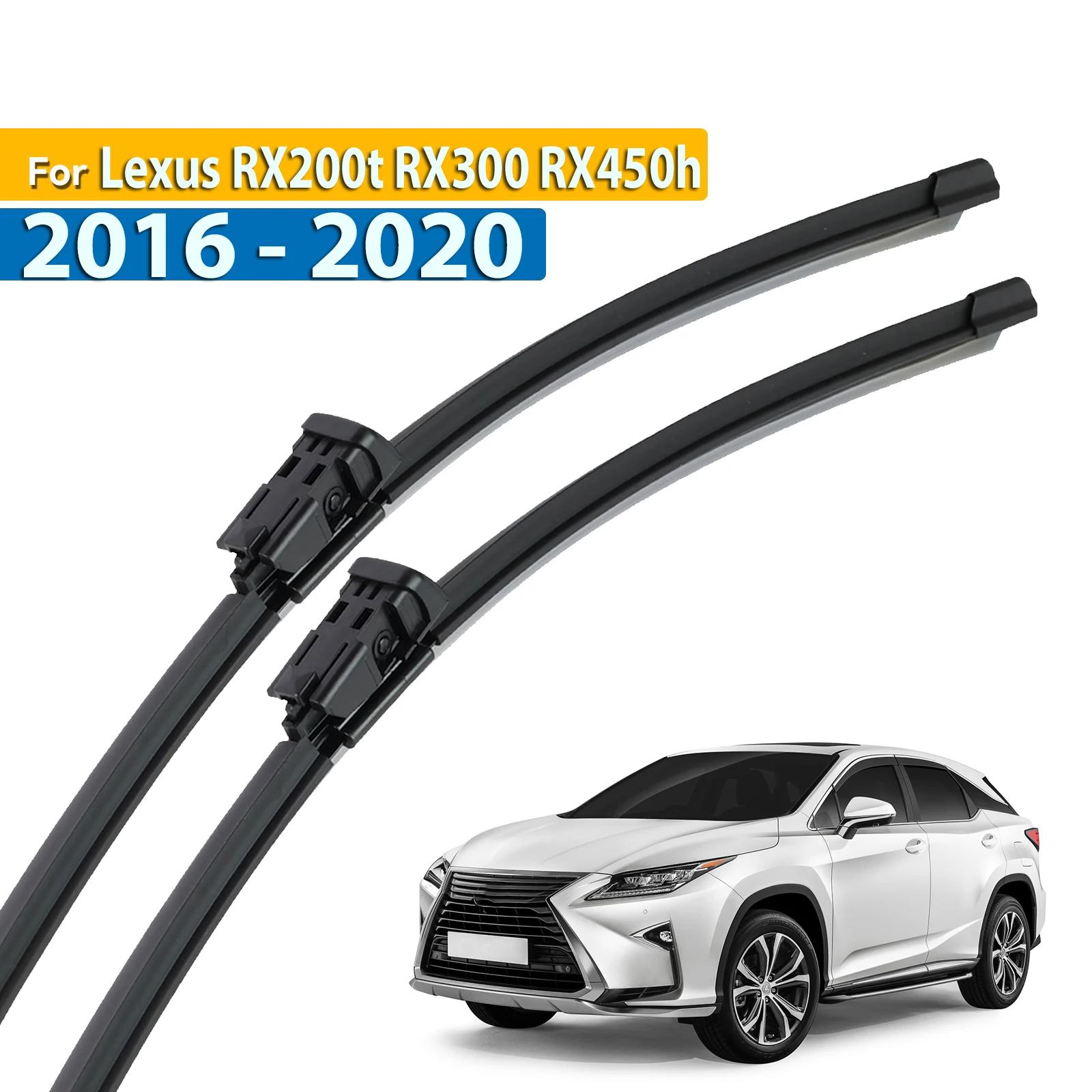 Erick's limpador lhd lâminas de limpador dianteiras para lexus rx rx200t rx300 rx450h 2016 - 2020 escovas de janela de pára-brisas 26 ''+ 20''