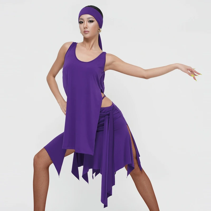 

Summer Ladies Ballroom Dance Competition Costume Women'S Samba Latin Dance Clothing Adults Professional Dancing Suits SL13181