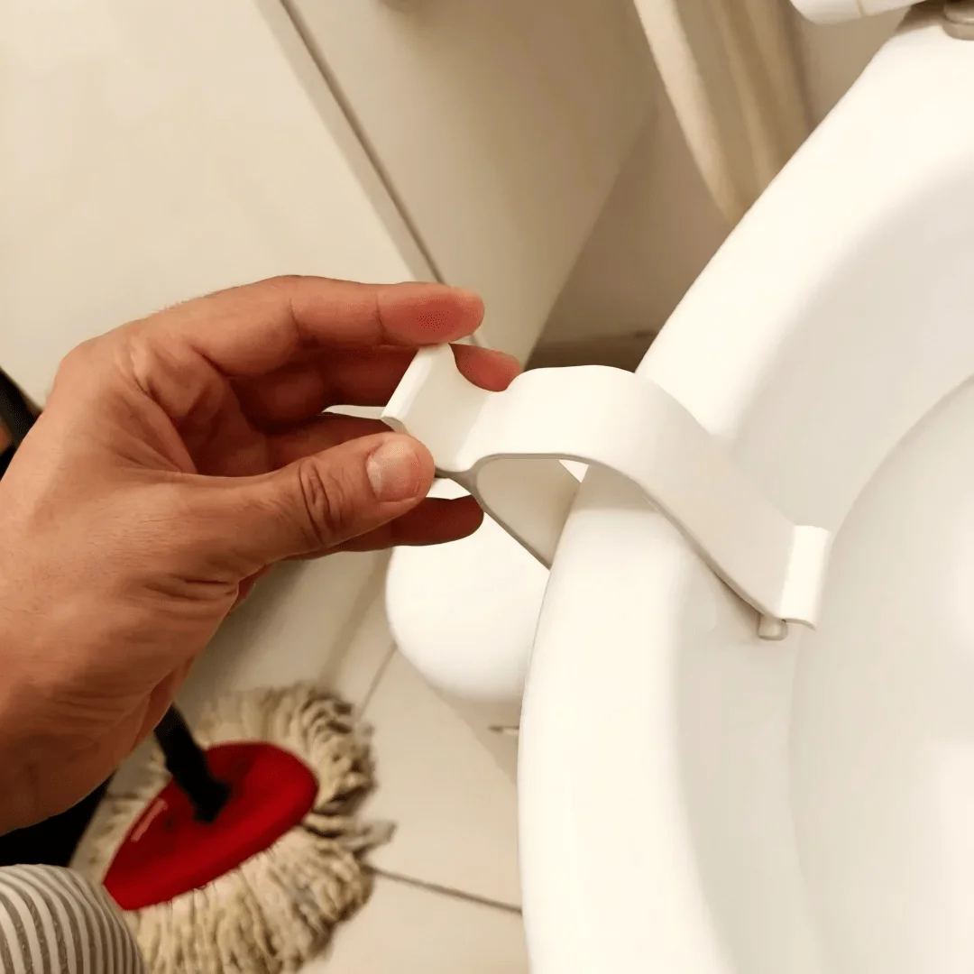 Multifunctional Toilet Lid Lifter,Toilet Seat Handle For Hands-Free Lifting – Bathroom Accessory,Prevent Toilet Seat From Loose