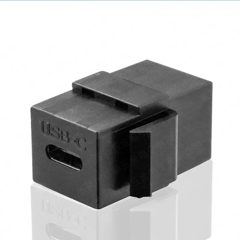 

1 шт. USB 3.1 Type C Keystone «мама-мама» с разъемом-разъемом, вставки, адаптер, удлинитель порта для настенной розетки