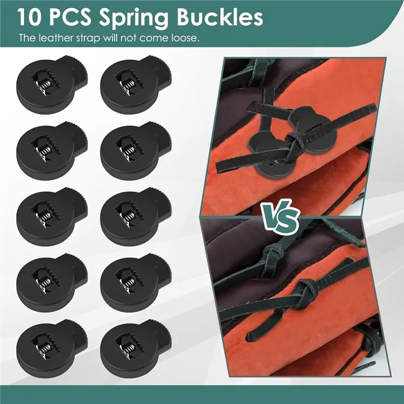 Baseball Glove Repair Lacing Kit Includes 2 Leather Laces 10 Lace Locks 9 Glove Laces With Replacement Strap Bag