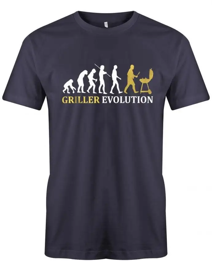 Griller Evolution Fleisch Grillen Herren T Shirt