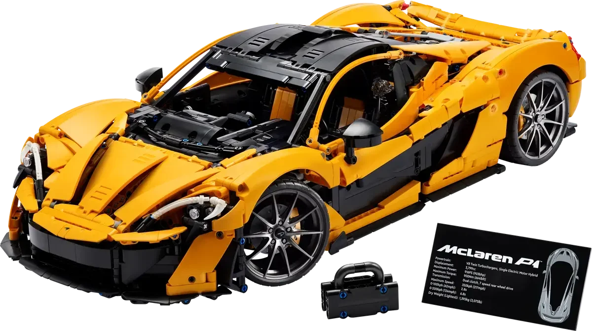 LEGO Technic™ McLaren P1™ Building Set for Adults, 42172 (3893Pieces)