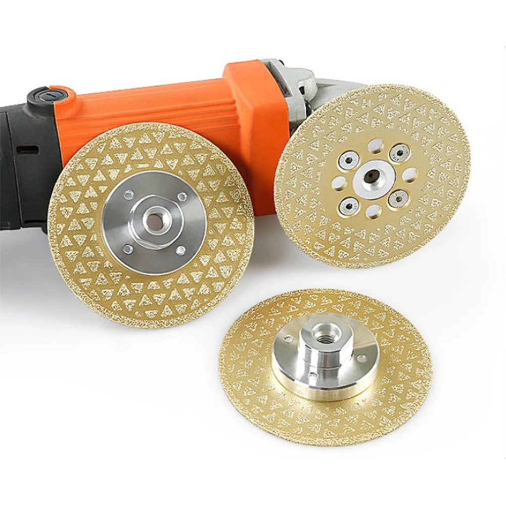 3 pz 100mm Disco Da Taglio Per M10 Smerigliatrice Angolare Doppio Lato Mola Lama Per Sega Taglio Marmo Strumenti 45/60/100 Grana