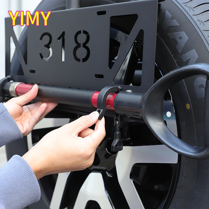

Flag Mount Flagpole Holder Bracket Car License Plate Holder Suitable for Changan Shenlan G318 Deep Blue G318 DEEPAL G318 2024 +