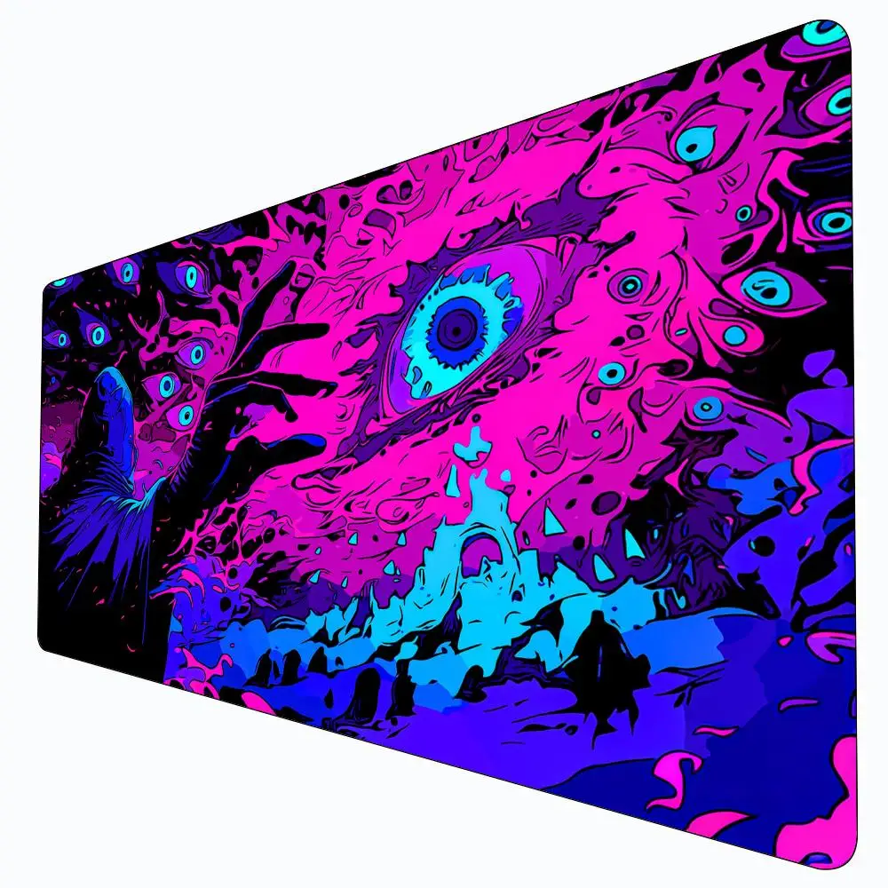 Mysterious demon eyes MTG Playmat Magic Card Battle Mat Non-Slip Durable 35X60CM Commander playmat Board Game Mat for TCG