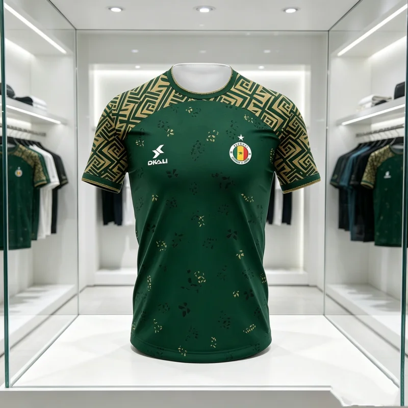 Camiseta Transpirable, de Secado Rápido y Cómoda para Hombre, del Equipo Nacional de Senegal, Verano 2026, Camisetas para Niños y Familia