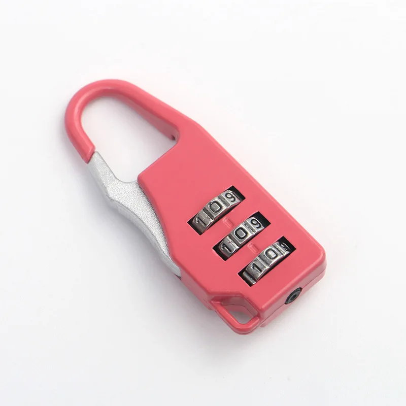 สังกะสีอัลลอย Mini Gembok KATA Sandi กระเป๋าเดินทาง Gembok KATA Sandi Kunci Kabinet ล็อคสี Gembok KATA Sandi Anti-Theft Lock กระเป๋าเก็บบัตรกุญแจคล้องกระเป๋า