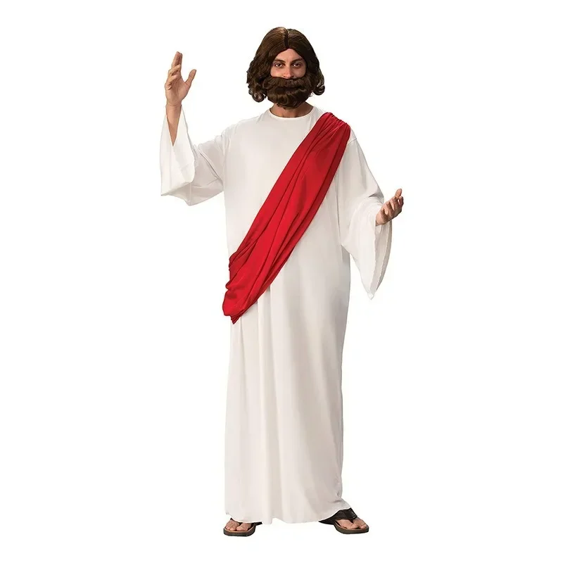 NEW Halloween Carnival Party Bible Children Play Props Masquerade Jesus Men's Cosplay Costumes^0*f