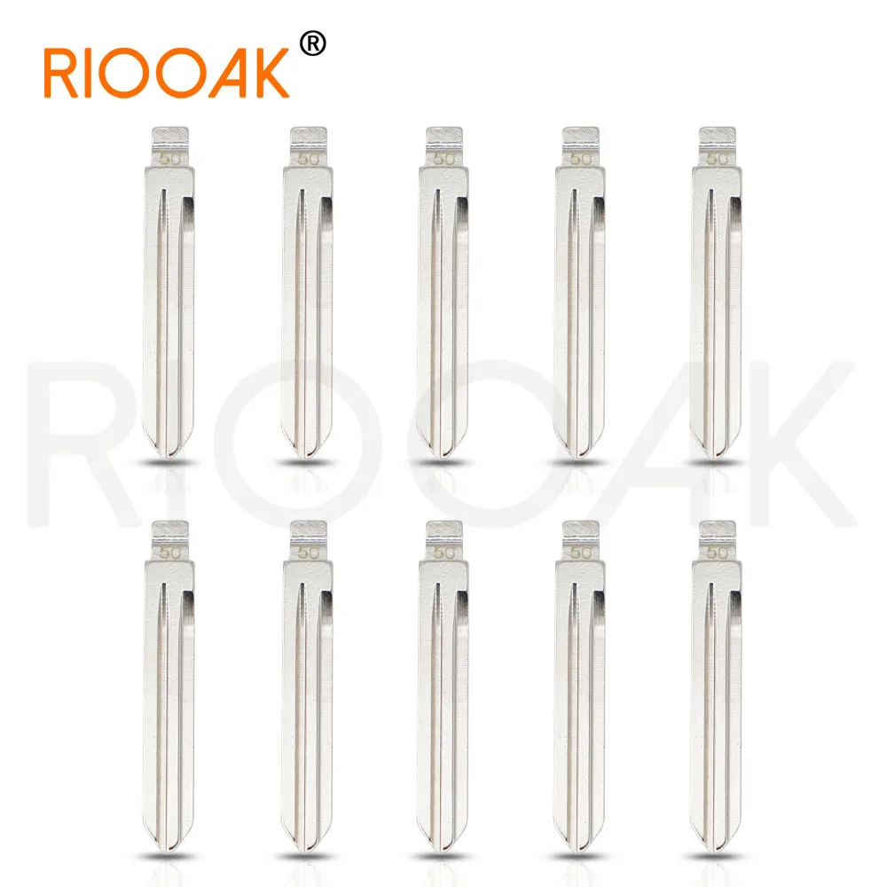 10pcs/lot #50 HY16 Metal Blank Uncut Flip KD VVDI Remote Key Blade for Hyundai ACCENT ELANTRA Kia Replacement Parts