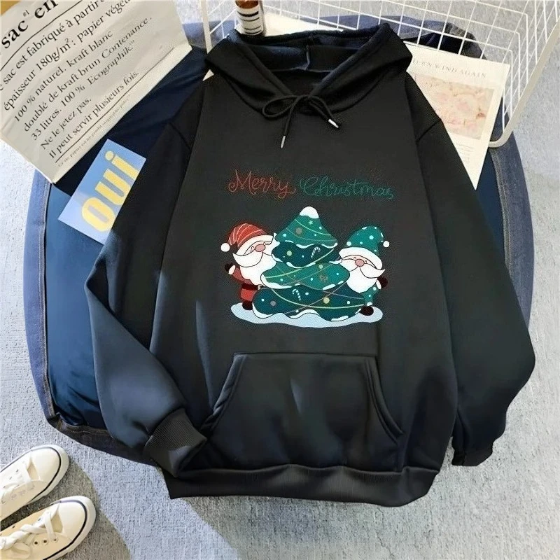 

Топ с принтом большого размера, осенняя толстовка с капюшоном, модный топ с длинными рукавами, карман на шнурке, свободная мужская и женская толстовка с капюшоном