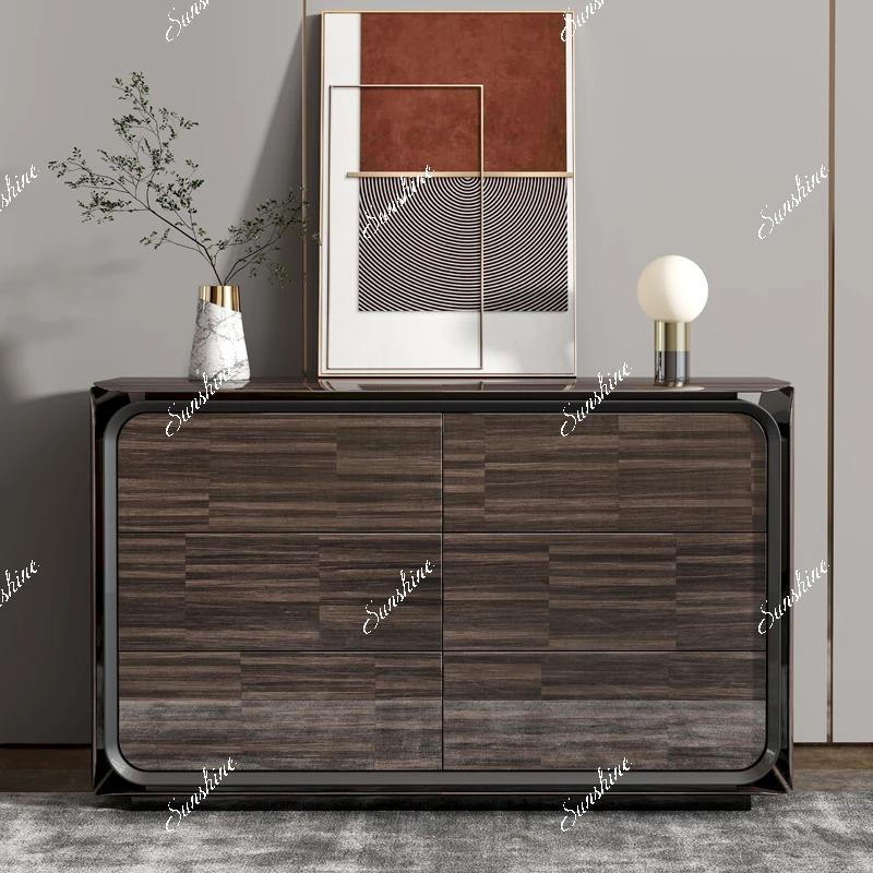 

Modern light luxury bedroom six-chest cabinet simple locker