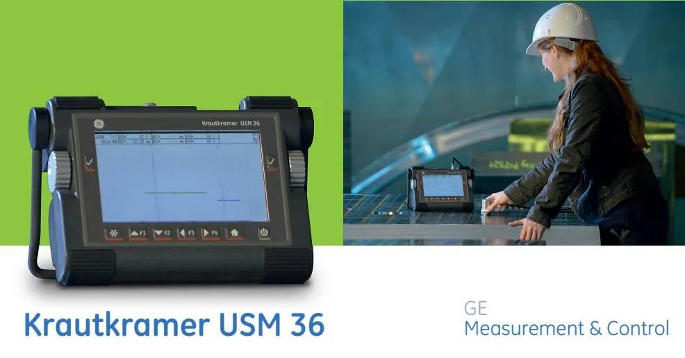 GE Krautkramer USM 36 DAC or Advanced universal portable ultrasonic flaw detector