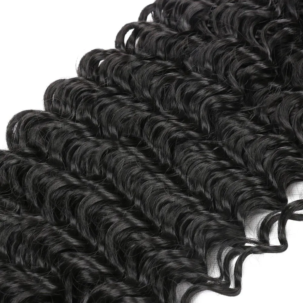 Clipe encaracolado em extensões de cabelo para mulheres, cor preta natural, 1B cabeça cheia, cabelo humano brasileiro invisível, 120g, 8 pcs/set