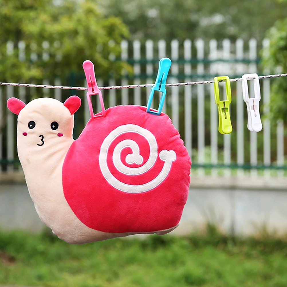 

20Pcs Windproof Clothes Clips Plastic Quilt Clamps Strong Non Slip Clothespins for Home Drying Socks Towels Skirts Pants