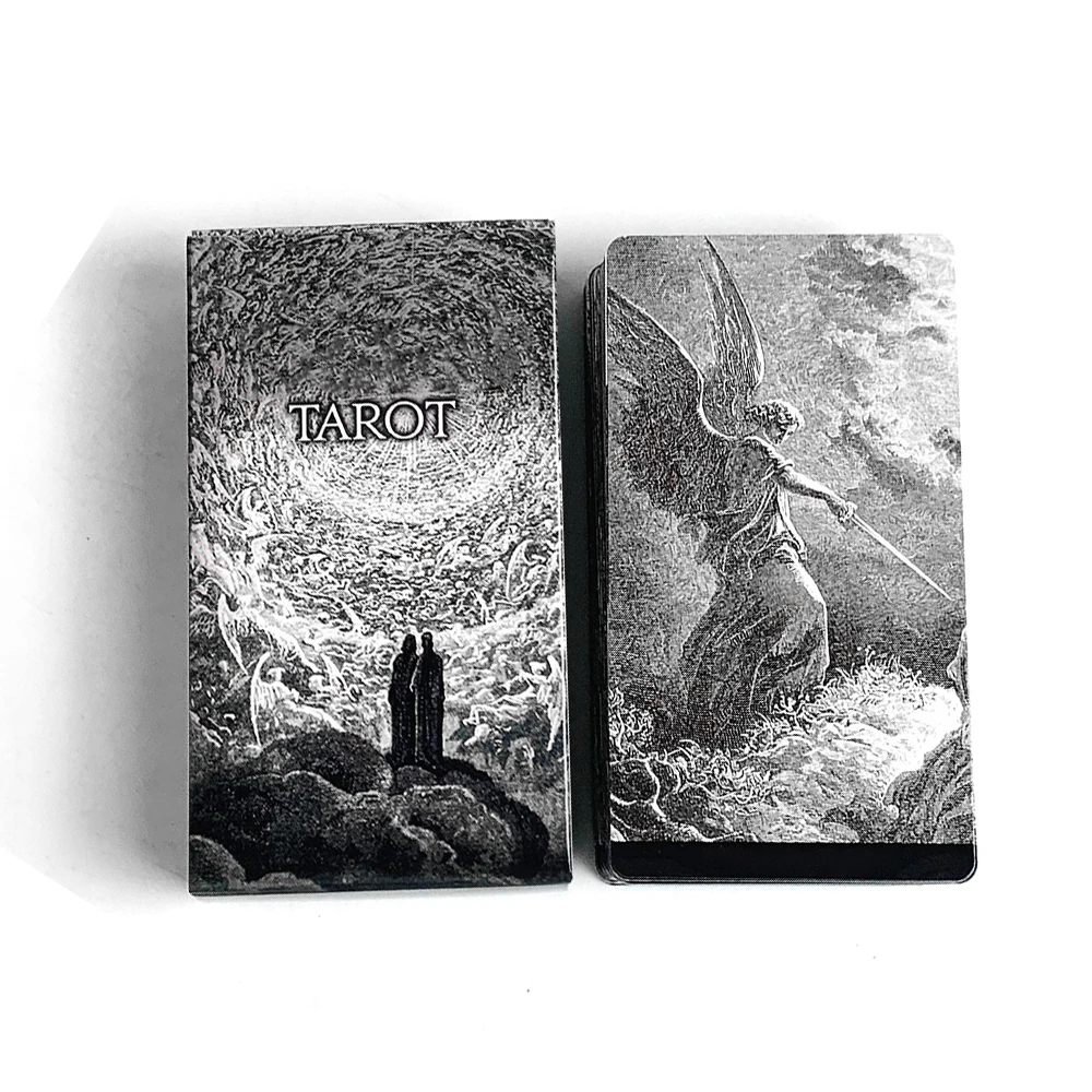 English Tarot Card With Paper Instruction Manual Family Party Entertainment Board Games Divination Game Oracle Decks