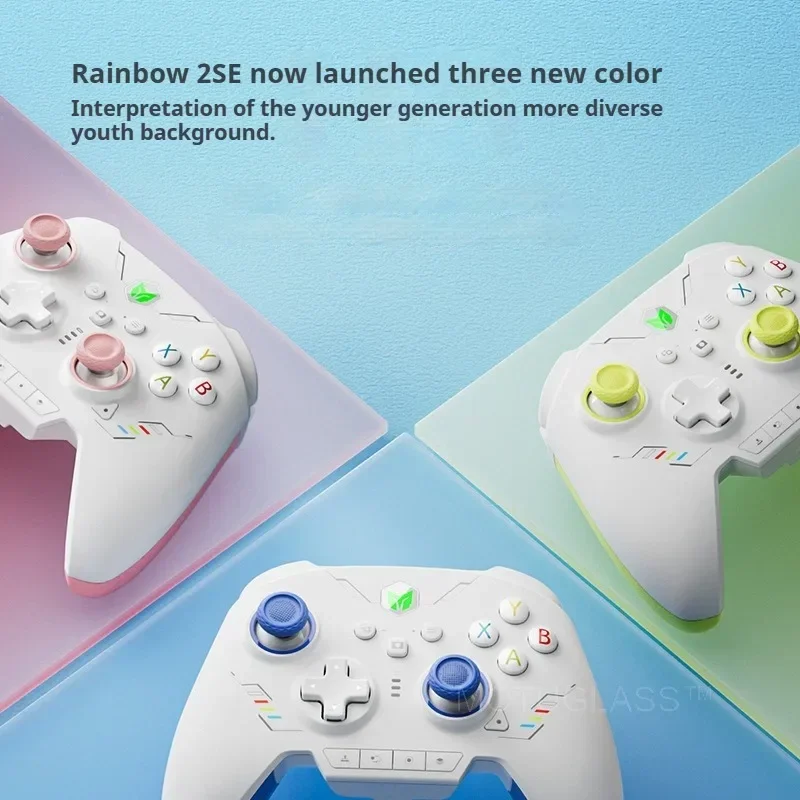 Rainbow 2 SE Wireless Game Controller Motion Control with Hall Effect Trigger for Nintendo Switch PC Android iOS