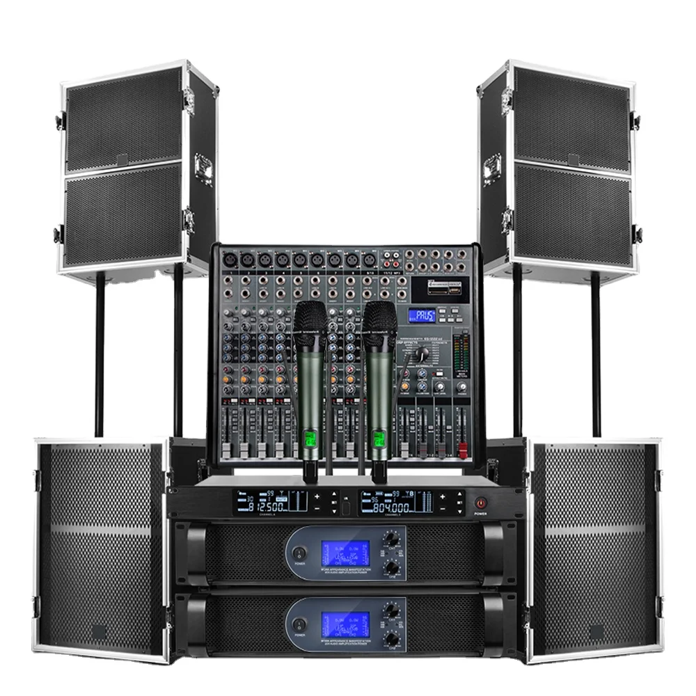 High Quality LS12 Dual 12 Inch Professional Audio Sound System Speakers ...