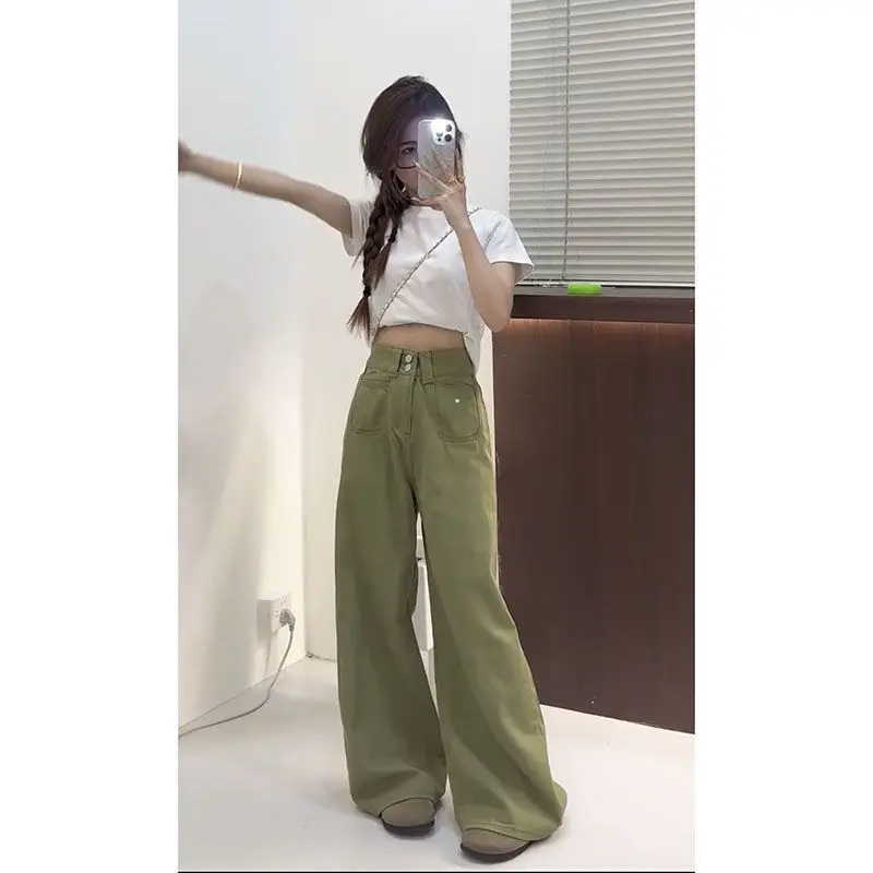 

Girls Jeans Japanese Vintage Clothes Quality Texture Material Feel Female Clothing Denim Fashion Comfortable Lasting Wear