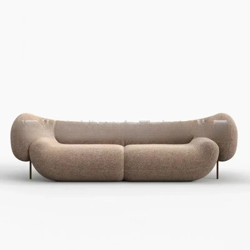 Multi-person camel art, curved sofa