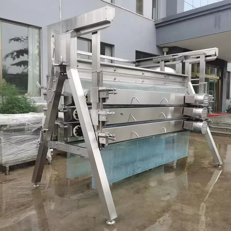 Intelligent Alarm Large-Capacity Fully Automatic Poultry Slaughtering Equipment with Integrated Feather Removal System
