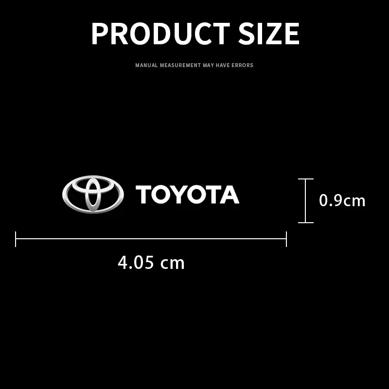 شفافة شعار سيارة شارة شعار ملصق التصميم ملصقات الزخرفية لتويوتا C-hr برادو Rav4 يارس هايلكس بريوس أفينسيس