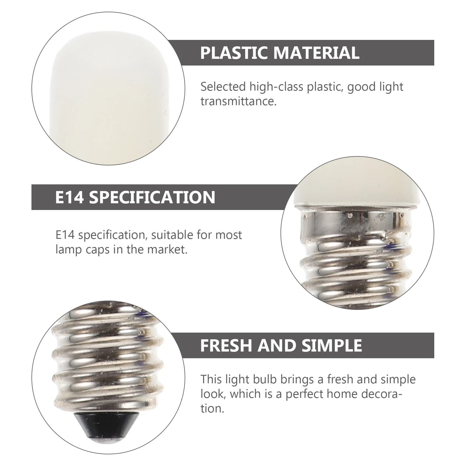 

5pcs Colorful LED Bulbs E14 Party Lights Night Market Decorative Light Bulbs for Garden Patio Barbecue Bed Lamp Affordable
