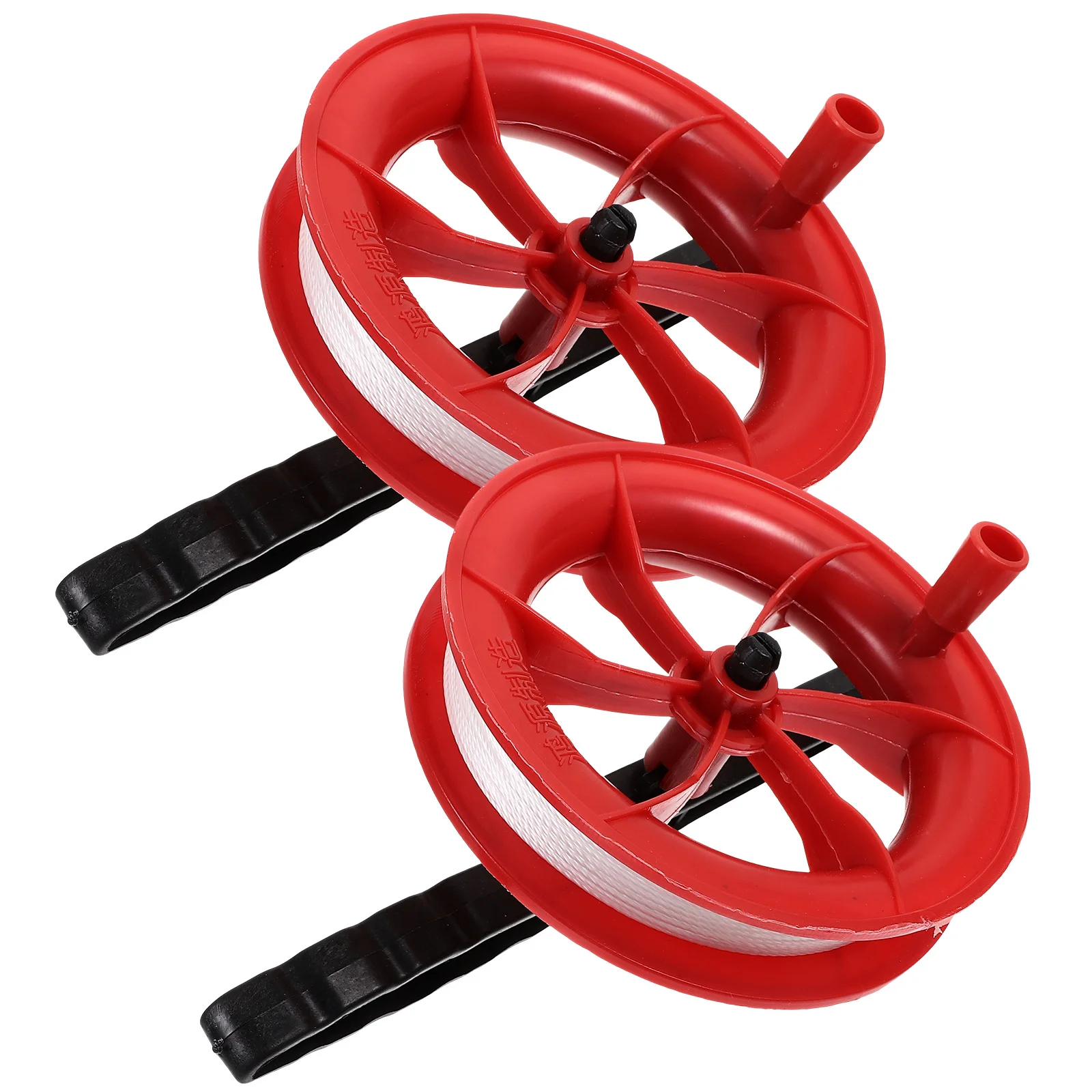 2 Pcs Kite Line Wheel Handle Reel Winder Accessories Sports Tool Outdoor Winding Machine