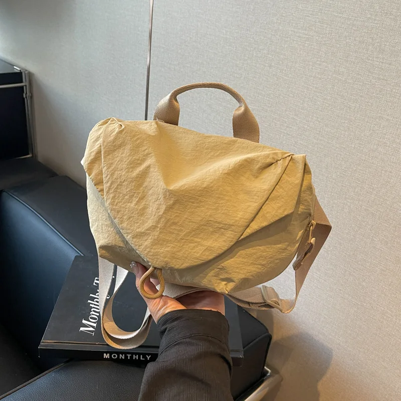 

2025 Casual Nylon Shoulder Bag for Women Spacious Crossbody Purse with Top Handle Adjustable Strap Work Weekend Bag