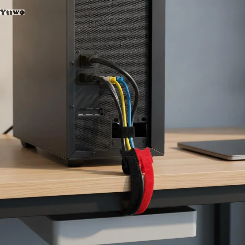 [R] 10 Or 30Pcs Reusable Hook And Loop Fastening Strap Multi Purpose Wire Organizer For Computer TV Electronic Device