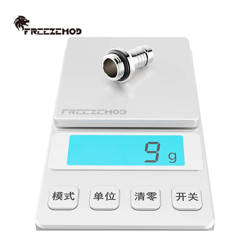 Freezemod G1/4 ホースフィッティング BT-2LY 2/3/4 ステップダウンアダプター PC 水冷用 4-12mm ID ソフトチューブに対応