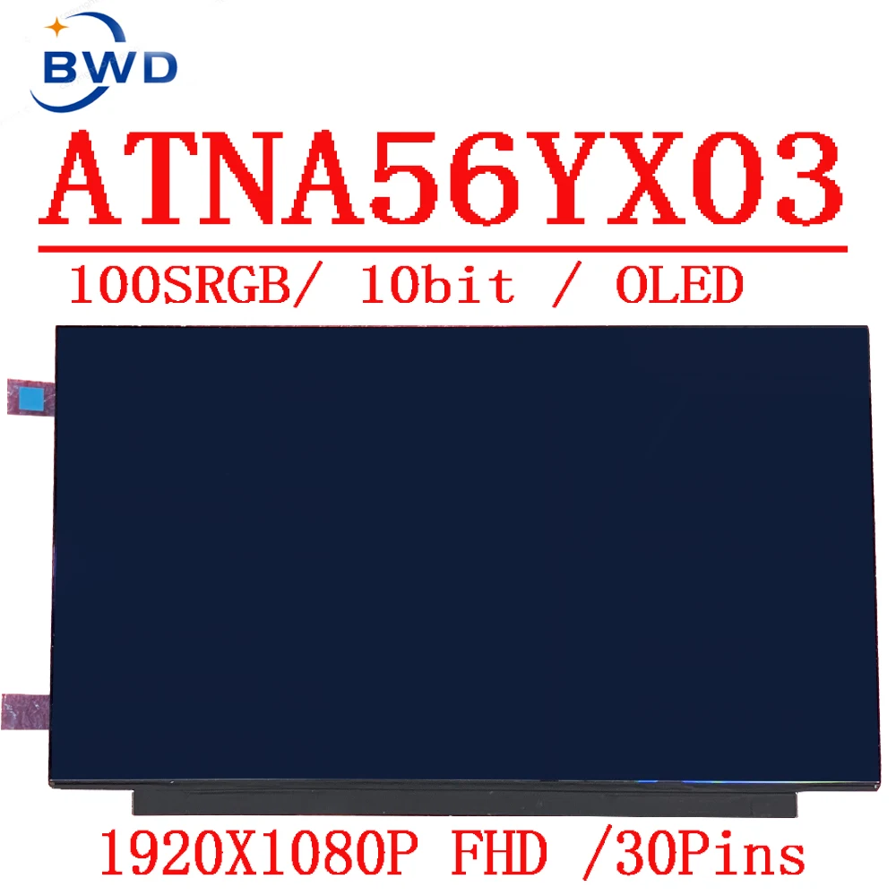 Imagem -03 - New Original Atna56yx03 15.6 1920x1080 Oled Atna56yx030 Sdc4161 Display Lcd de Substituição para Asus M3500q K3500p M5100u M6500