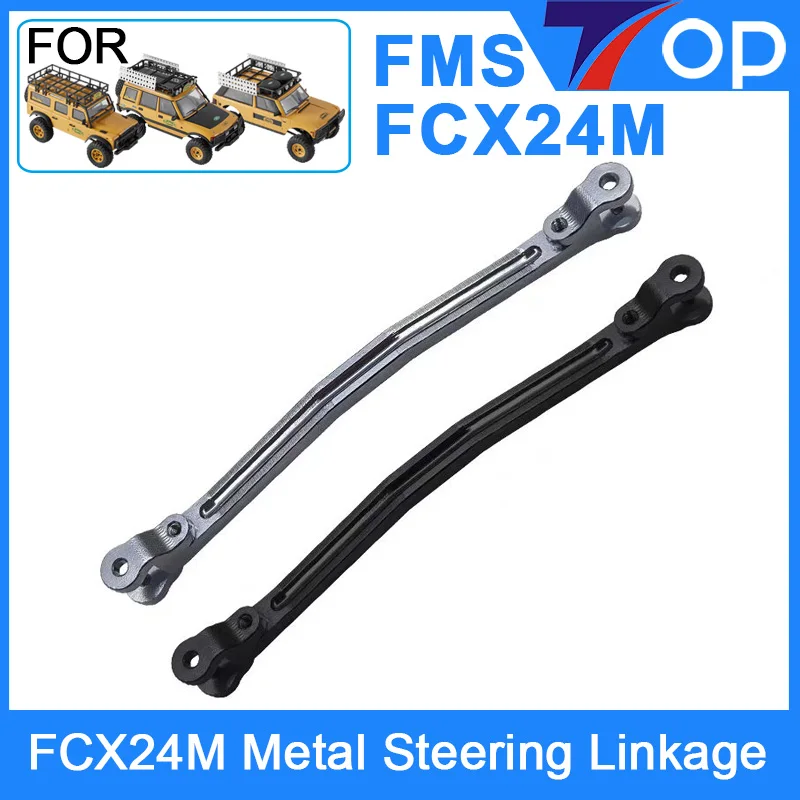 FMS 1/24 FCX24M RANGE ROVER Camel Trophy First-Generation Discovery Defender 110 Metal Steering Linkage upgrade parts