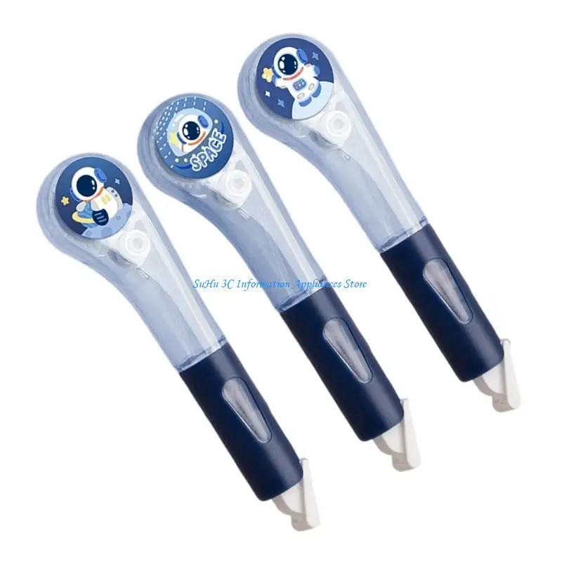 3pcs تصحيح شريط الأسطوانة 6mx5mm لملاحظة أخذ أشرطة تصحيح أبيض قابلة لإعادة التعبئة إجمالي 18 مترًا للمدرسة والمكتب