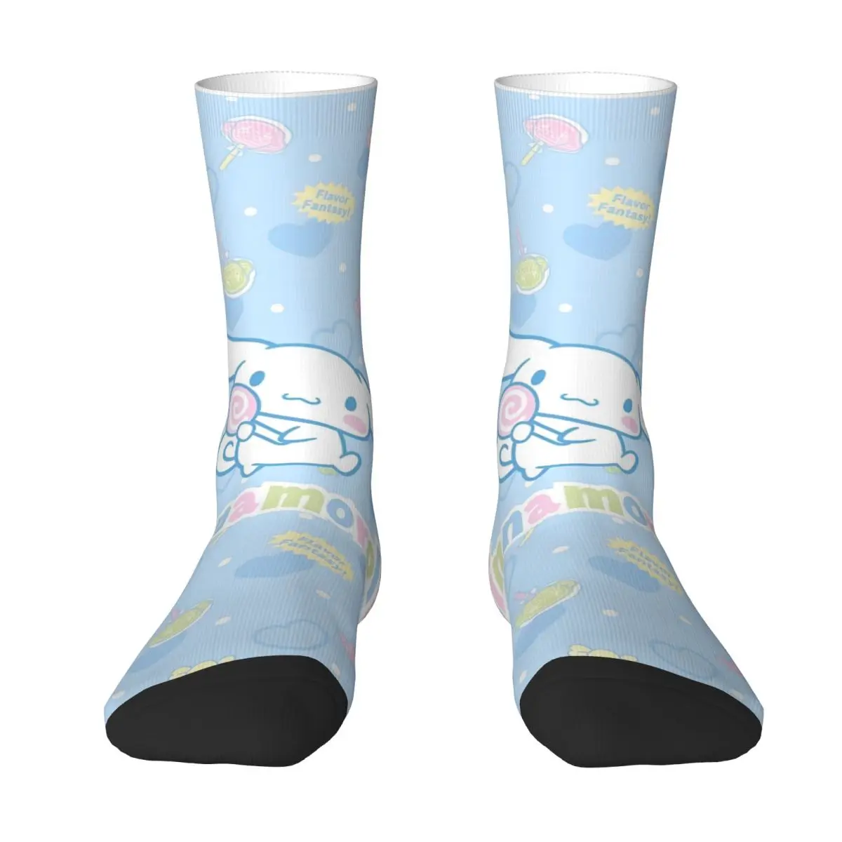 Cinnamoroll Stockings Design Trendy Socks Spring Anti Skid Socks Unisex Men Running Medium Soft Socks