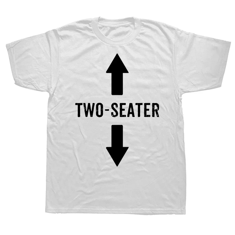 Women Two Seater Graphic T-Shirt  Adult Humor Dad Joke Summer Short Sleeve Crewneck Streetwear Casual Gift Top Streetwear  Tees